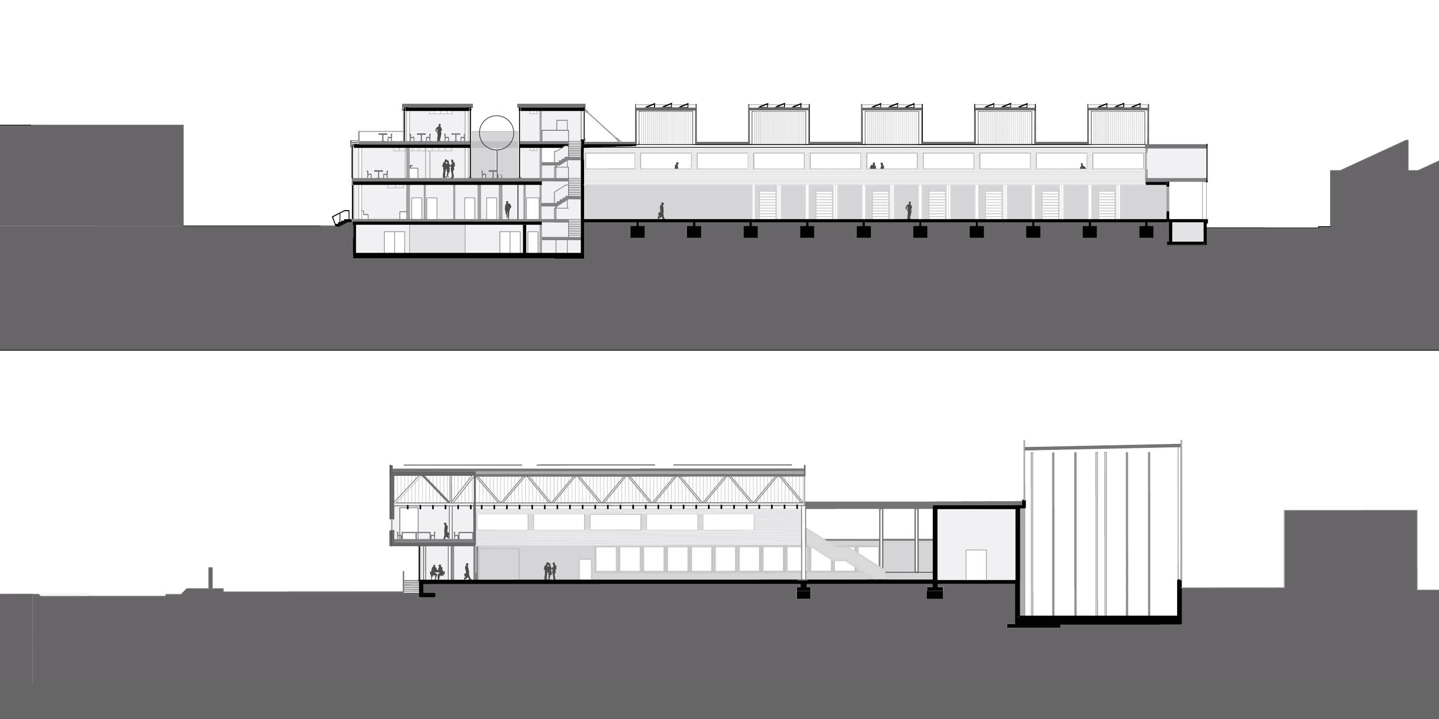 Headquarter Chemoform | Wendlingen a. N. Neubau, Beton-Holz-Tragwerk, Glasfassade, Metallfassade, Flachdach, Dachbegrünung, Tiefgarage, Parkplatz, Privat, Großprojekt, Produktion, Lager, Büro, Verwaltung, Fitness, Showroom, Architektur, KTP, Kauffmann Theilig Partner, Freie Architekten PartGmbB, Stuttgart