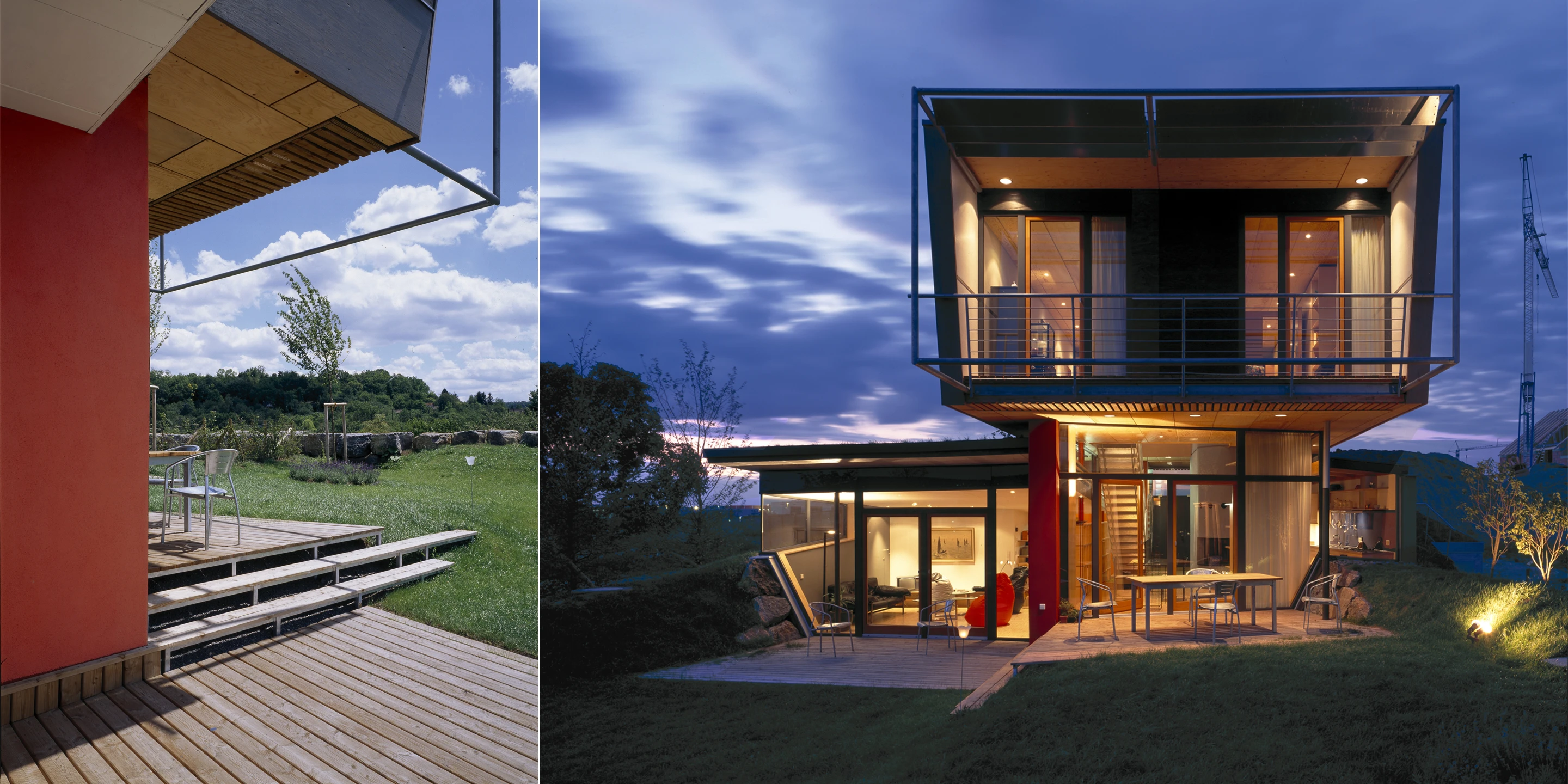 Wohnhaus | Stuttgart-Weilimdorf Neubau, Beton-Holz-Tragwerk, Holzfassade, Glasfassade, Flachdach, Garten, Terrasse, Privat, Wohnen, Architektur, KTP, Kauffmann Theilig Partner, Freie Architekten PartGmbB, Stuttgart, Einfamilienhaus
