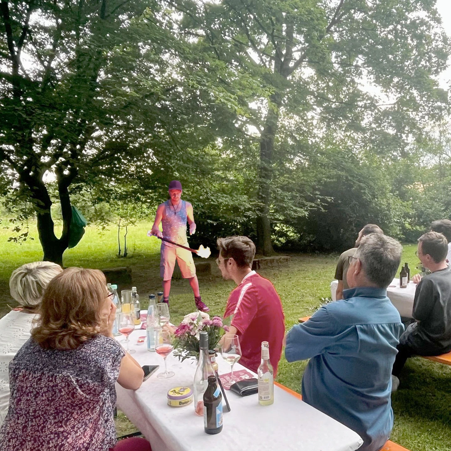 Kauffmann Theilig & Partner, KTP, Grillparty, Sommerfest, Spielplatz Rossert, Feuershow