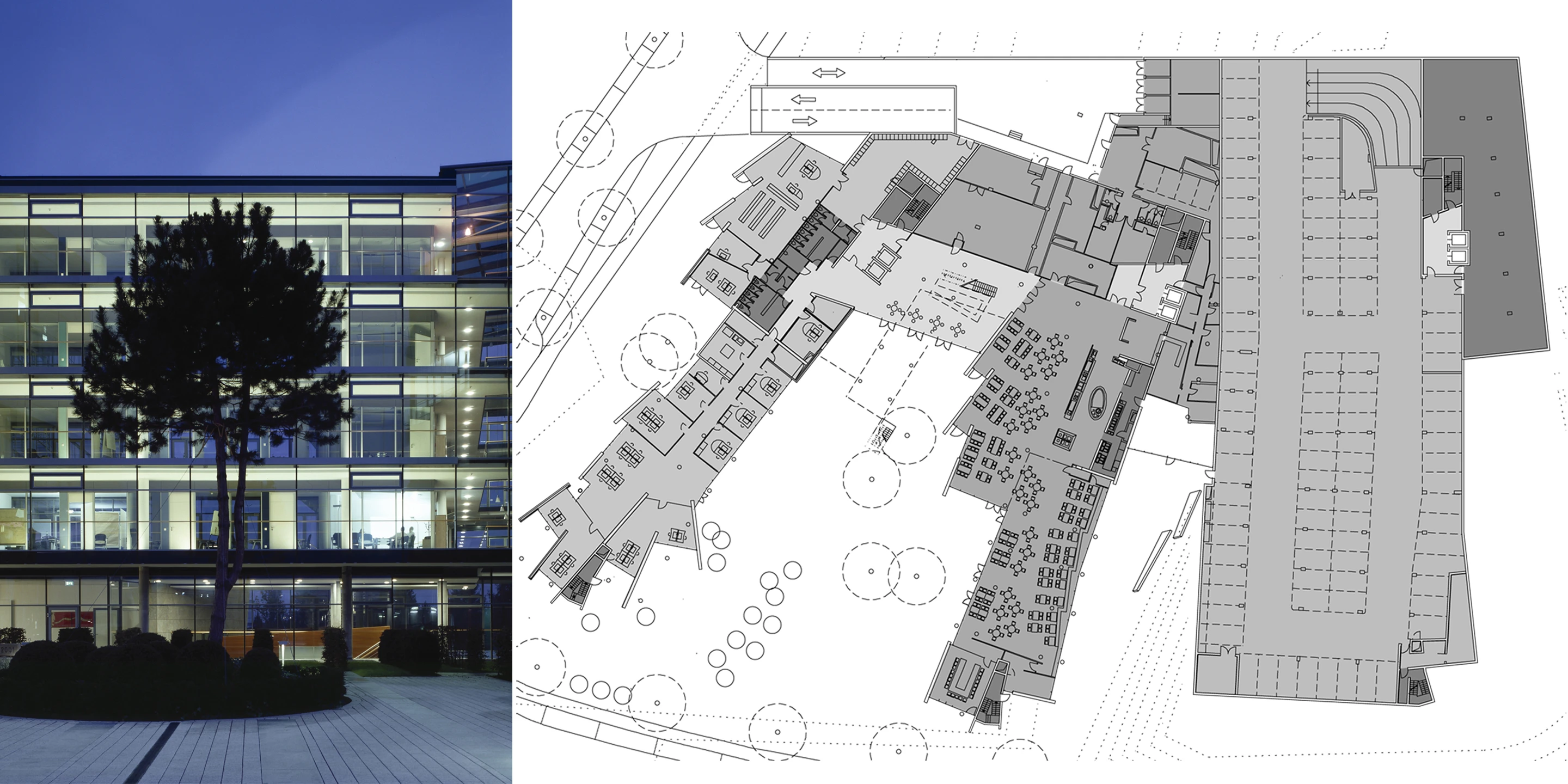 CSC Business-Center Rhein Main | Wiesbaden Neubau, Bauabschnitte, Städtebau, Betontragwerk, Metallfassade, Glasfassade, Dachbegrünung, Flachdach, Innenhöfe, Tiefgarage, Investor, Großprojekt, Generalunternehmer, Büro, Verwaltung, Konferenz, Mensa, Architektur, KTP, Kauffmann Theilig Partner, Freie Architekten PartGmbB, Stuttgart,