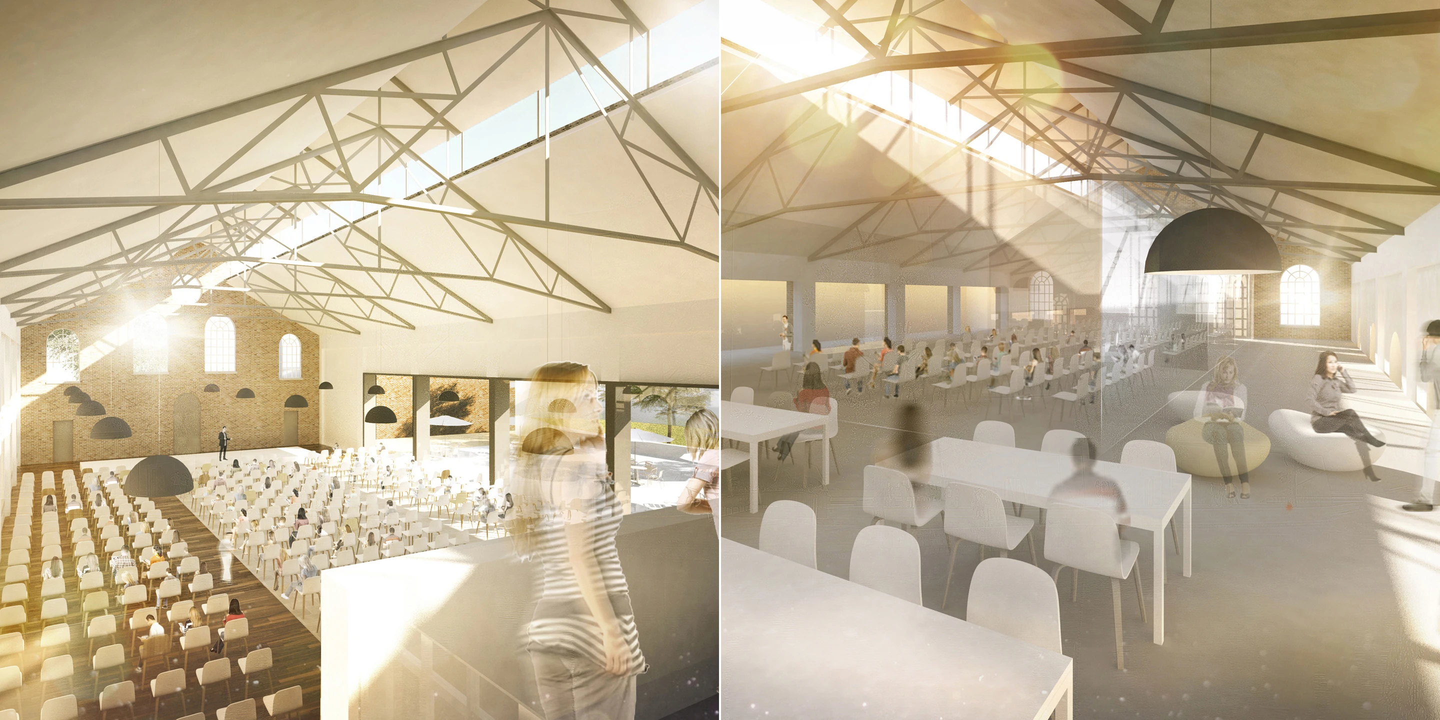 Innerstädtisch, Denkmalschutz, Erweiterung, Sanierung, Konzept, Stahltragwerk, Glasfassade, Terrasse, Platz, Privat, Restaurant, Cafeteria, Veranstaltung, Architektur, KTP, Kauffmann Theilig Partner, Freie Architekten PartGmbB, Stuttgart