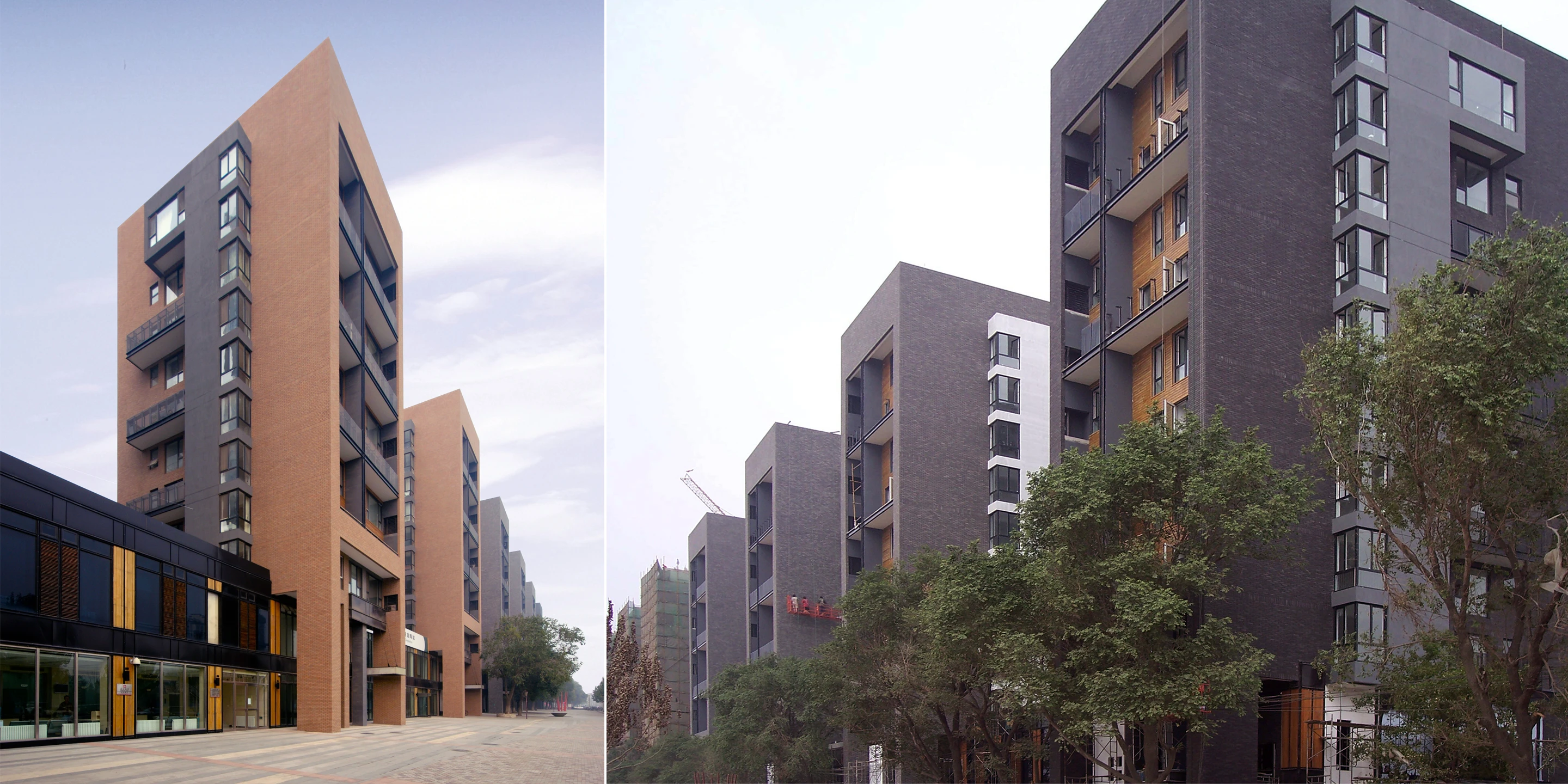Stadtquartier Changbai | Shenyang China, Innerstädtisch, Städtebau, Neubau, Modular, Betontragwerk, Ziegelfassade, Glasfassade, Flachdach, Park, Sportflächen, Hochhäuser, Privat, Großprojekt, Generalunternehmer, Wohnen, Gewerbe, Shops, Freizeit, Architektur, KTP, Kauffmann Theilig Partner, Freie Architekten PartGmbB, Stuttgart, Stadtquartier,