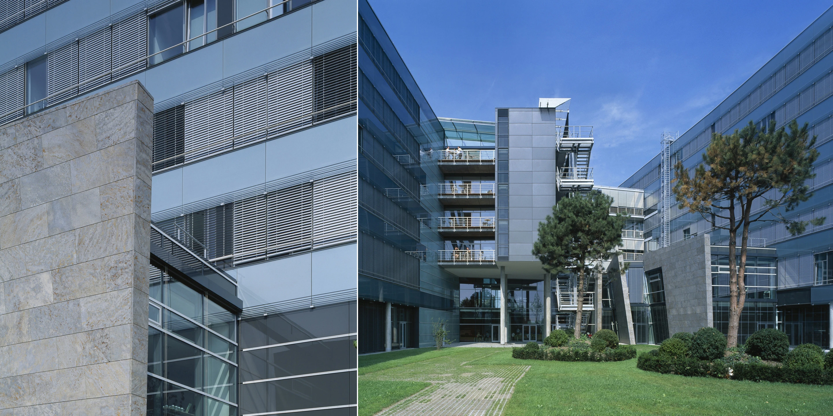 CSC Business-Center Rhein Main | Wiesbaden Neubau, Bauabschnitte, Städtebau, Betontragwerk, Metallfassade, Glasfassade, Dachbegrünung, Flachdach, Innenhöfe, Tiefgarage, Investor, Großprojekt, Generalunternehmer, Büro, Verwaltung, Konferenz, Mensa, Architektur, KTP, Kauffmann Theilig Partner, Freie Architekten PartGmbB, Stuttgart,