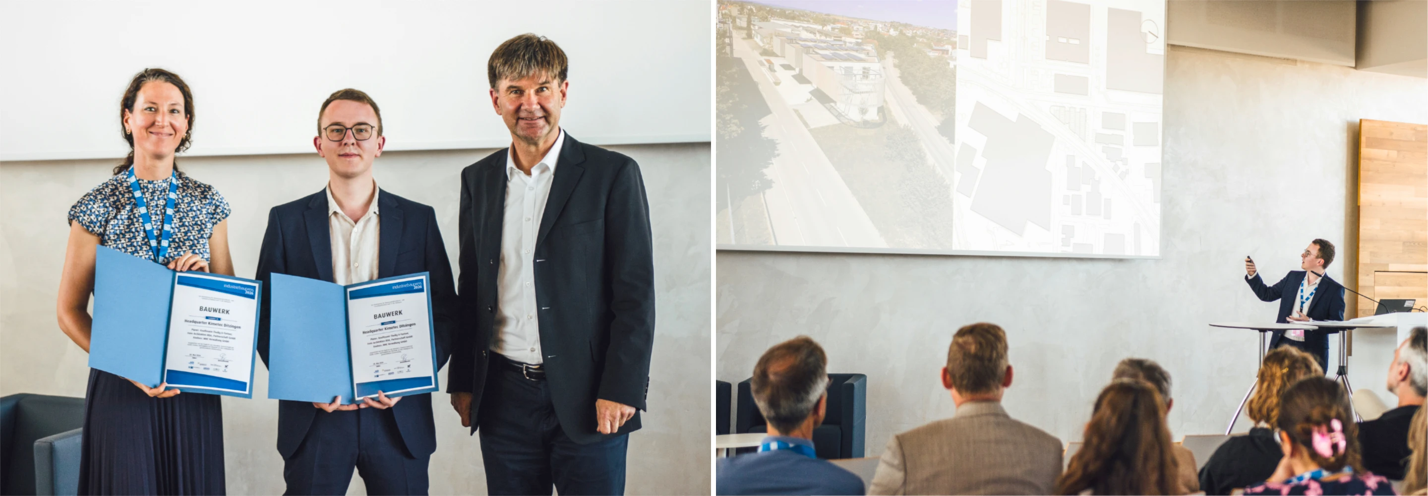 KTP, Kauffmann Theilig & Partner, Architektur, Industriebaupreis, Auszeichnung, Ditzingen, Headquarter, Kimetec