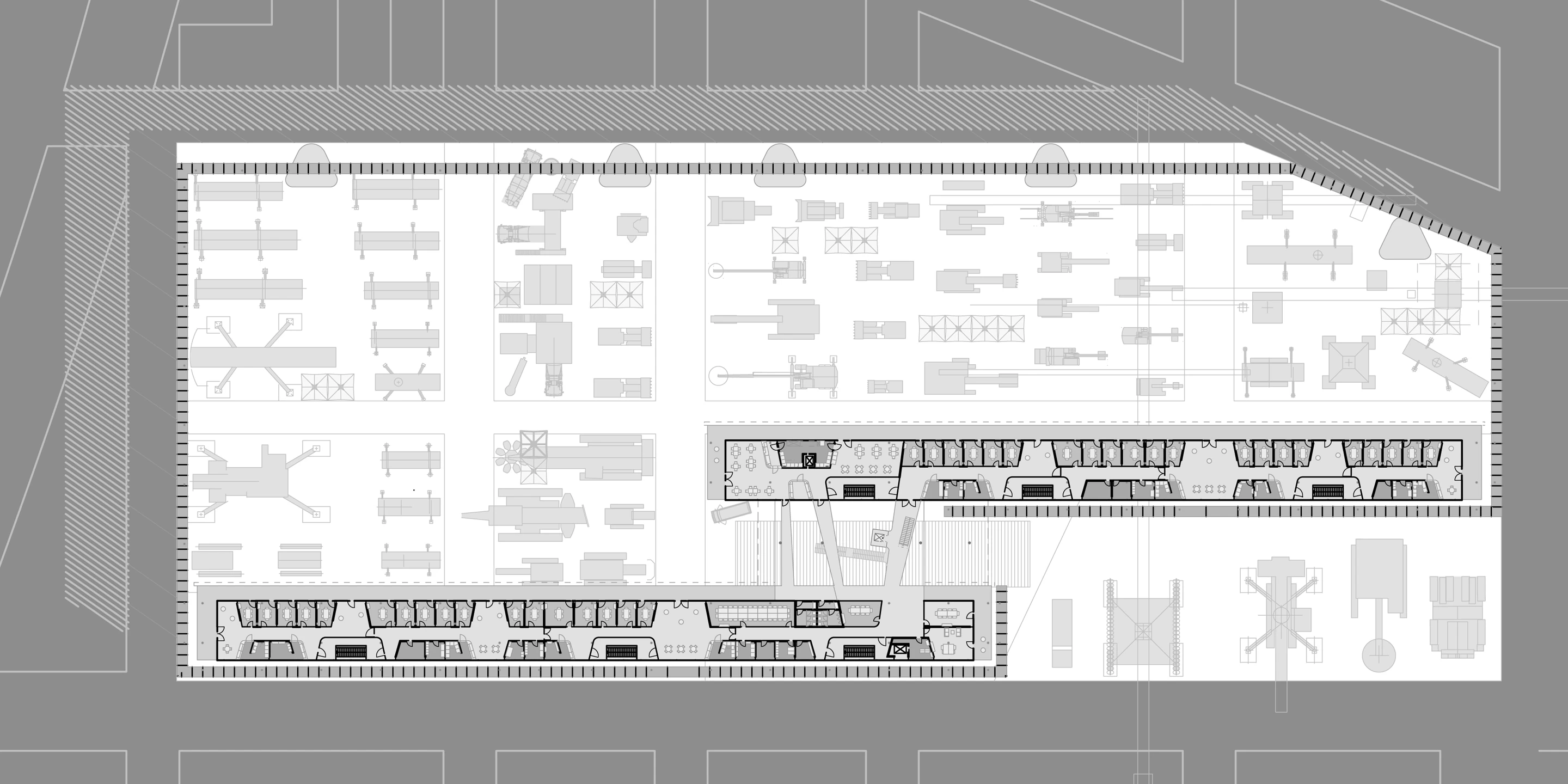 Neubau, Temporär, Modular, Wiederverwertbar, Stahlkonstruktion, Glasfassade, Textil, Lamelle Balkone, Innenhof, Privat, Generalplaner, Großprojekt, öffentlich zugänglich, Shop, Ausstellung, Bistro, Büro, Verwaltung, Architektur, KTP, Kauffmann Theilig Partner, Freie Architekten PartGmbB, Stuttgart, 