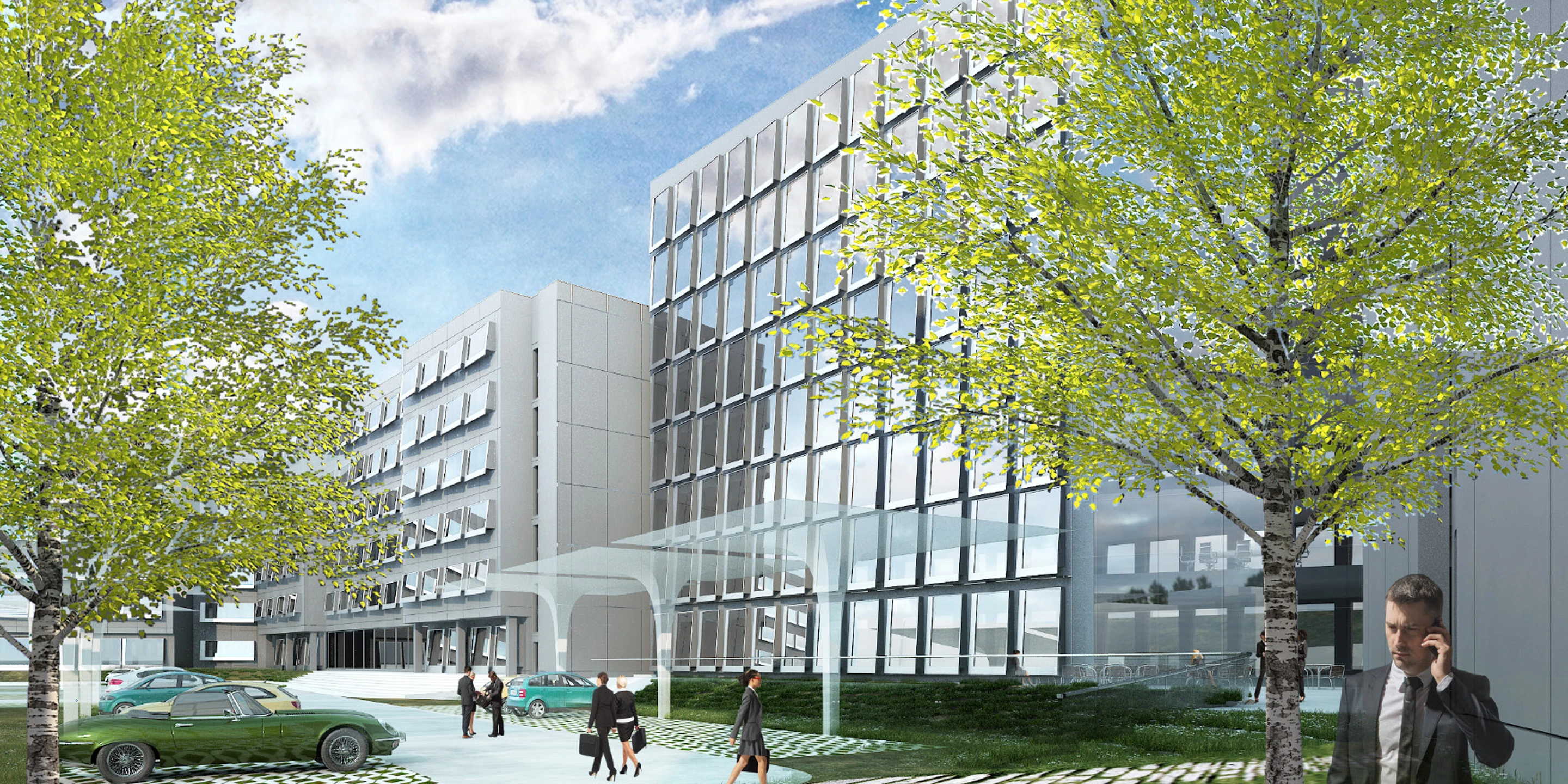 Sanierung und Erweiterung Hochbauamt | Frankfurt a. M. Innerstädtisch, Bestandsschutz, Erweiterung, Sanierung, Konzept, Bauabschnitte, Städtebau, Betontragwerk, Metallfassade, Glasfassade, Flachdach, Parkplatz, Tiefgarage, Innenhof, Privat, öffentlich zugänglich, Großprojekt, Büro, Verwaltung, Schule, Bildung, Gastronomie, Schulung, Konferenz, Architektur, KTP, Kauffmann Theilig Partner, Freie Architekten PartGmbB, Stuttgart