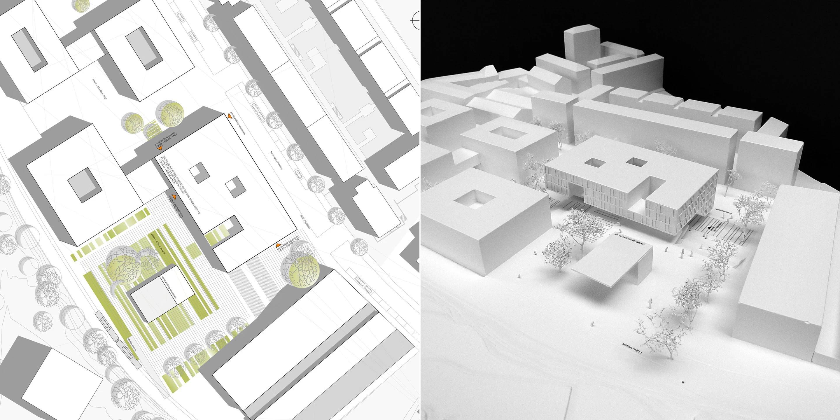 International, Neubau, Konzept, Betontragwerk, Glasfassade, WDVS, Öffentliche Hand, Hochschule, Bildung, Büro, Verwaltung, Gastronomie, Architektur, KTP, Kauffmann Theilig Partner, Freie Architekten PartGmbB, Stuttgart