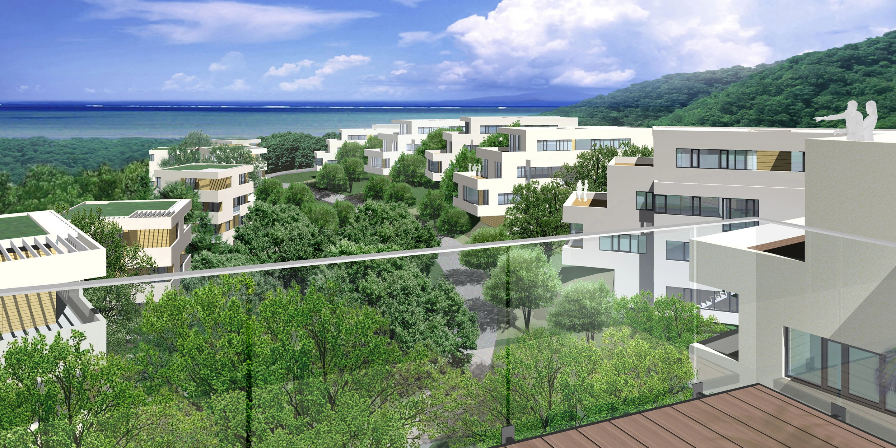 Kulturpark und Villengebiet am Meer | Xiamen China, Neubau, Konzept, Betontragwerk, WDVS, Glasfassade, Park, Sportflächen, Hochhäuser, Großprojekt, Freizeit, Sport, Wohnen, Architektur, KTP, Kauffmann Theilig Partner, Freie Architekten PartGmbB, Stuttgart