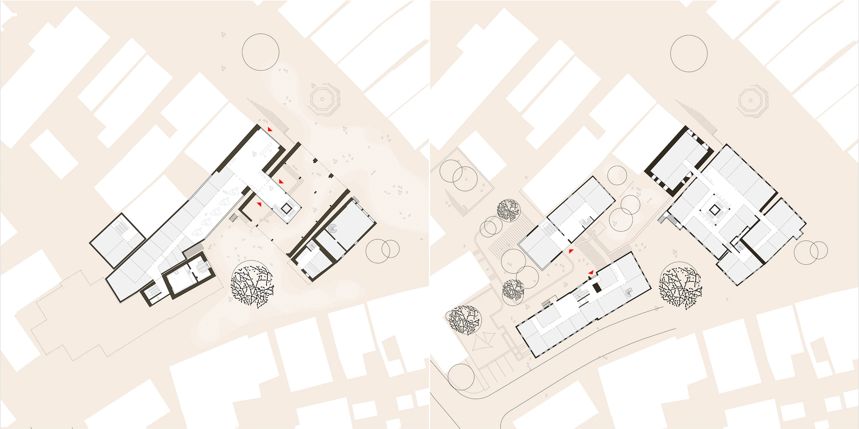 Innerstädtisch, Denkmalschutz, Sanierung, Erweiterung, Konzept, Städtebau, Betontragwerk, Glasfassade, Plätze, Garten, Großprojekt, Öffentliche Hand, Büro, Verwaltung, Service, Kindergarten, Architektur, KTP, Kauffmann Theilig Partner, Freie Architekten PartGmbB, Stuttgart