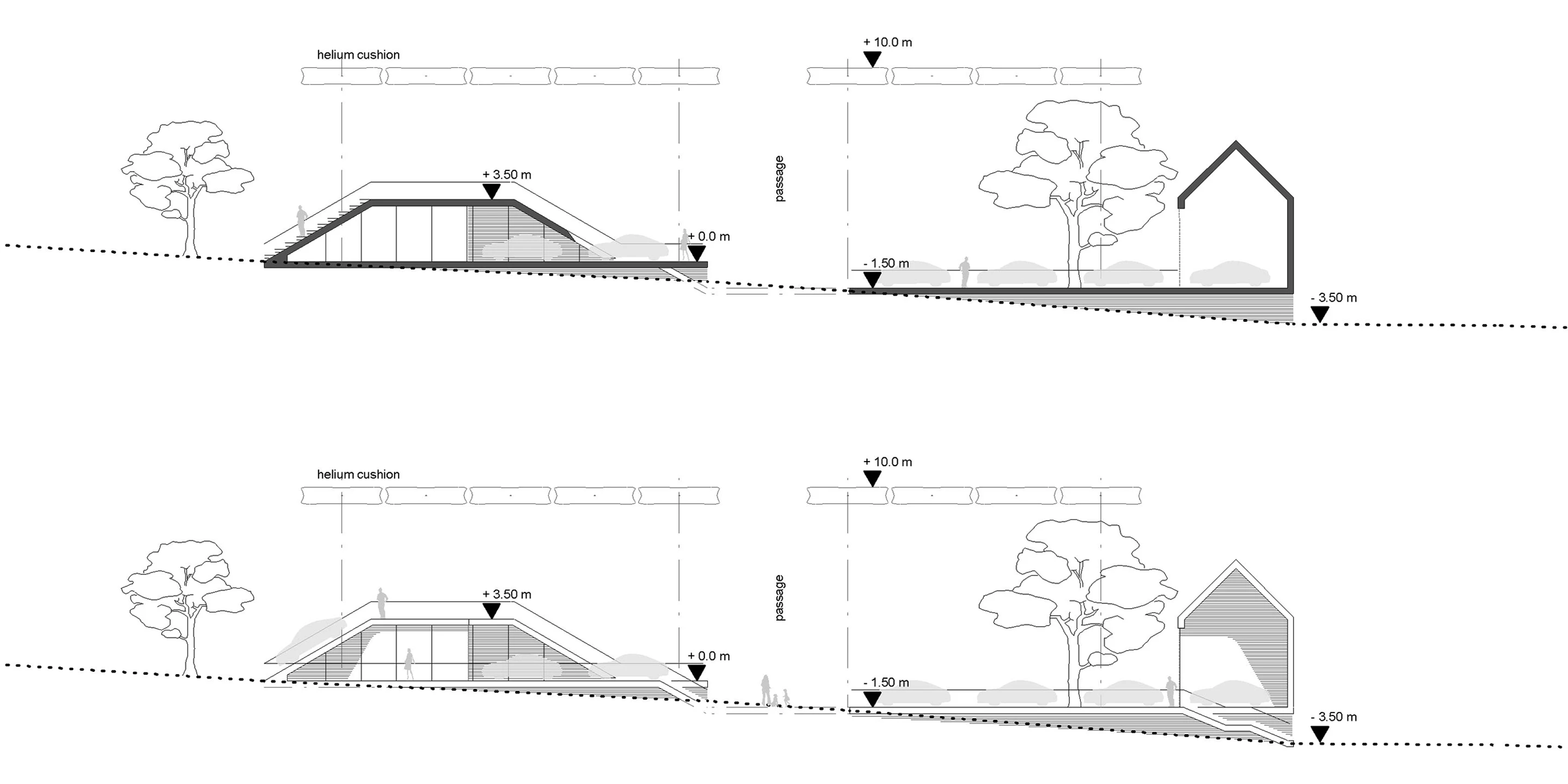 Audi Festival of Speed 2015 | Goodwood Solitär, Neubau, Temporär, Konzept, Modular, Wiederverwertbar, Stahl-Holz-Tragwerk, Holzfassade, PVC-Folie, Garten, Privat, öffentlich zugänglich, Ausstellung, Café, Aufenthalt, Shop, Architektur, KTP, Kauffmann Theilig Partner, Freie Architekten PartGmbB, StuttgartNeubau, Temporär, Konzept, Modular, Wiederverwertbar, Stahl-Holz-Tragwerk, Holzfassade, PVC-Folie, Garten, Privat, öffentlich zugänglich, Ausstellung, Café, Aufenthalt, Shop