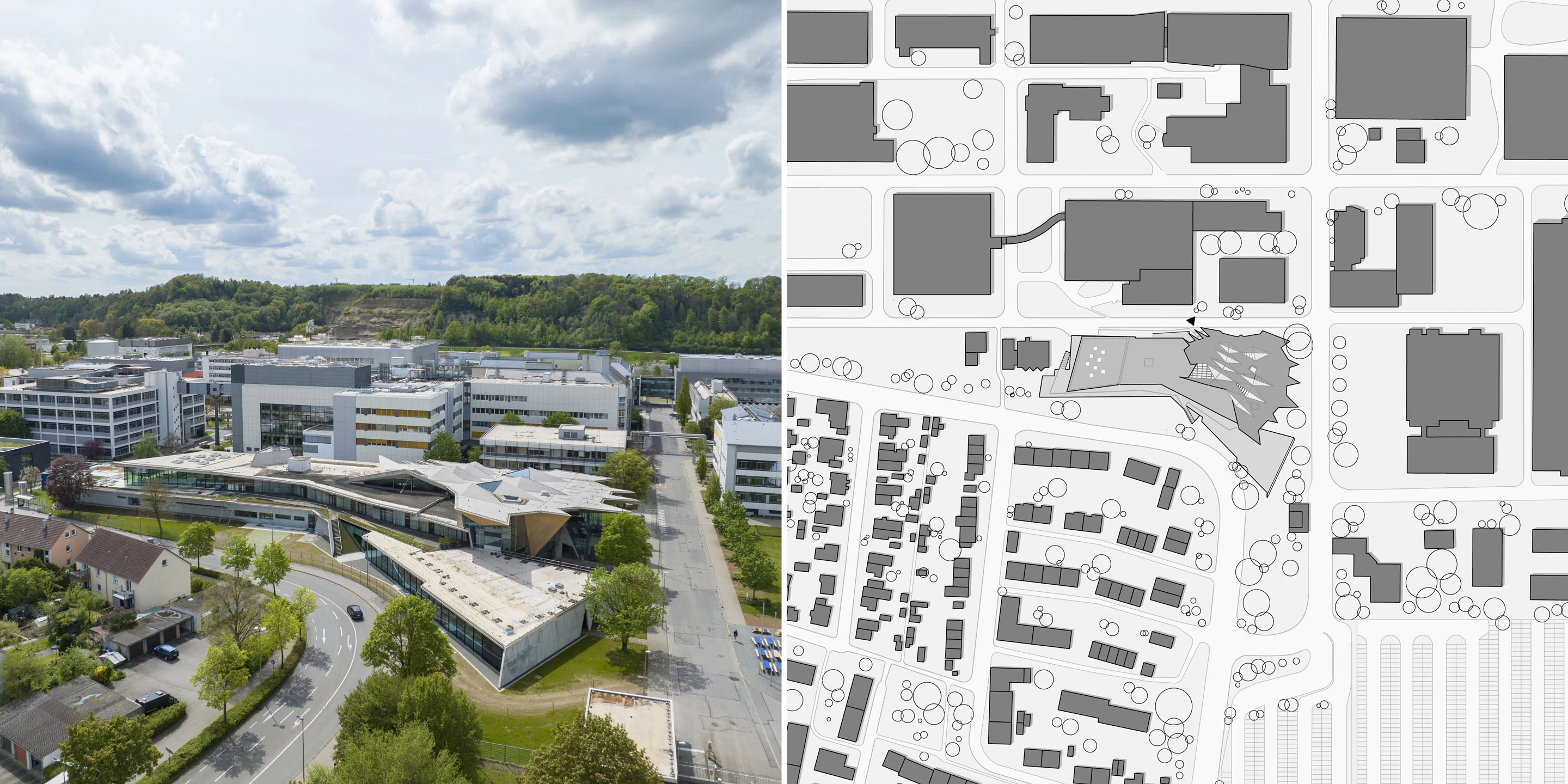 Erweiterung, Modernisierung, laufender Betrieb, Restaurant, Kantine, Cafeteria, Boehringer Ingelheim, Biberach, HolzbauArchitektur, KTP, Kauffmann Theilig Partner, Freie Architekten PartGmbB, Stuttgart