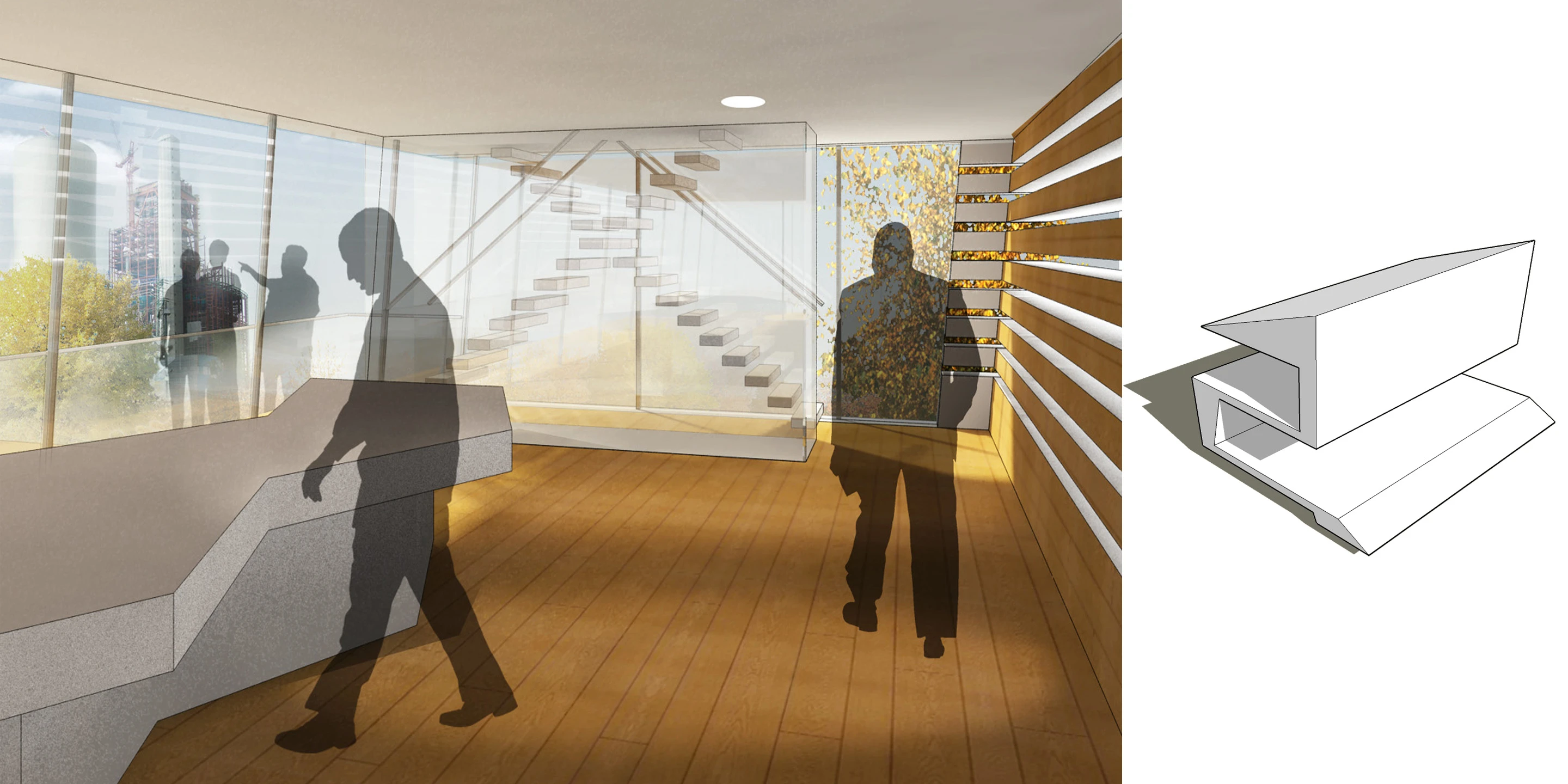 Neubau, Konzept, Temporär, Modular, Stahltragwerk, Flachdach, Wiederverwertbar, Privat, Ausstellung, Bar, Architektur, KTP, Kauffmann Theilig Partner, Freie Architekten PartGmbB, Stuttgart