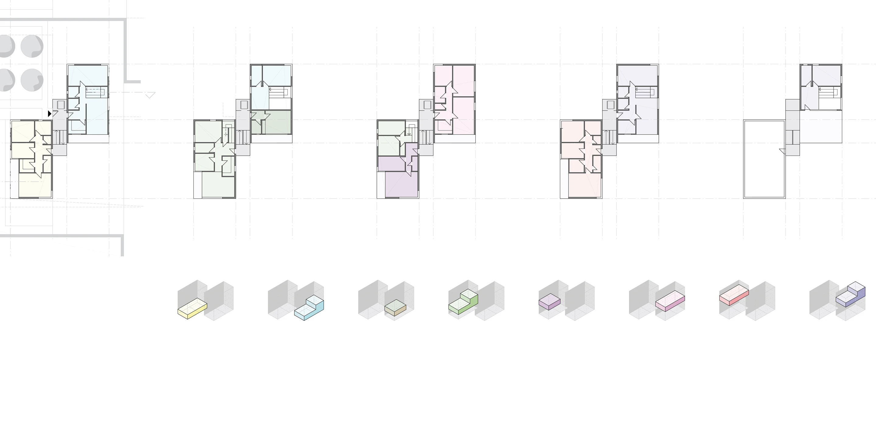 Neubau, Konzept, Städtebau, Betontragwerk, WDVS, Flachdach, Balkone, Tiefgarage, Garten, Privat, Wohnen, Architektur, KTP, Kauffmann Theilig Partner, Freie Architekten PartGmbB, Stuttgart