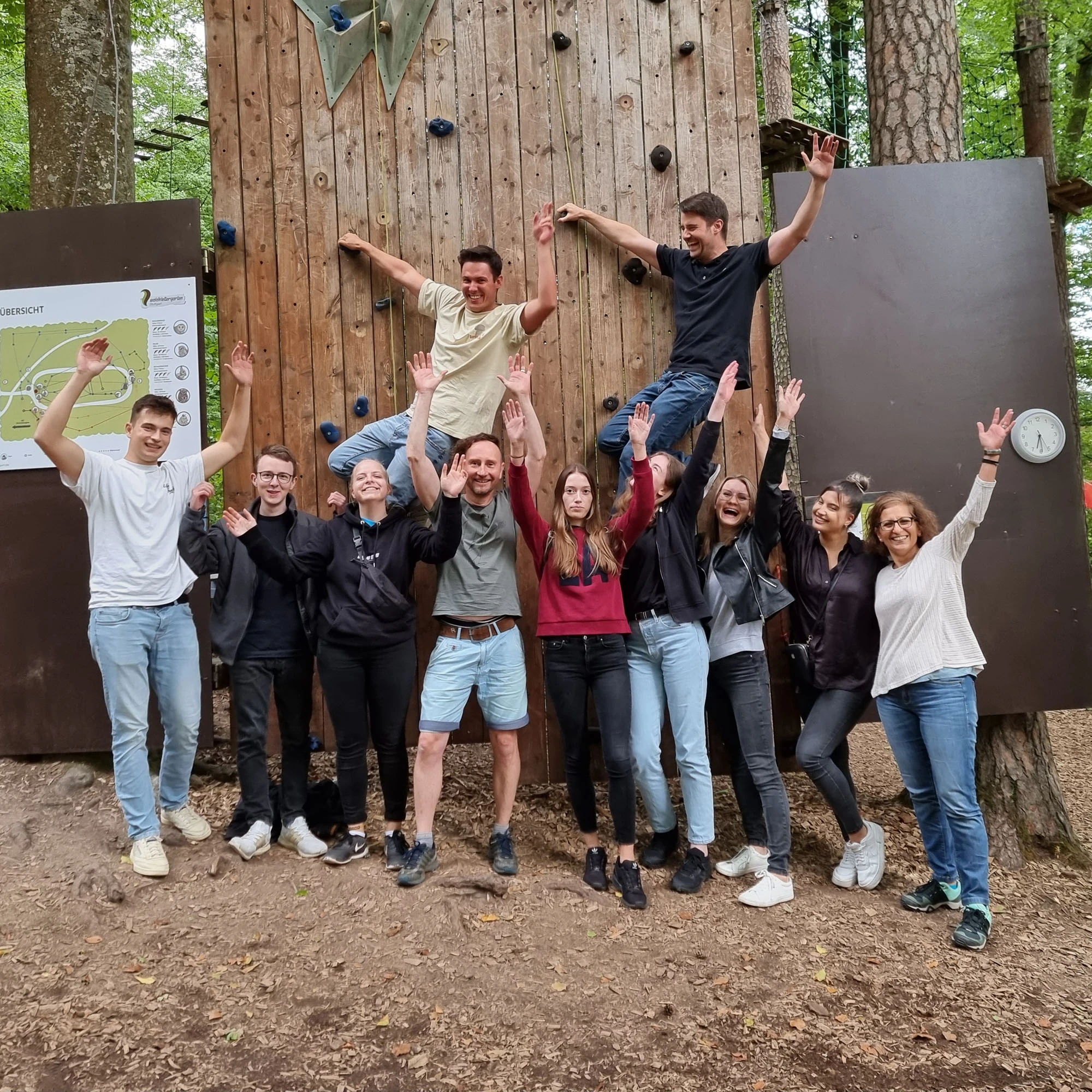 Kauffmann Theilig & Partner, KTP, Ausflug, Wandern, Waldklettern, Schmellbachtal, Eselsmühle