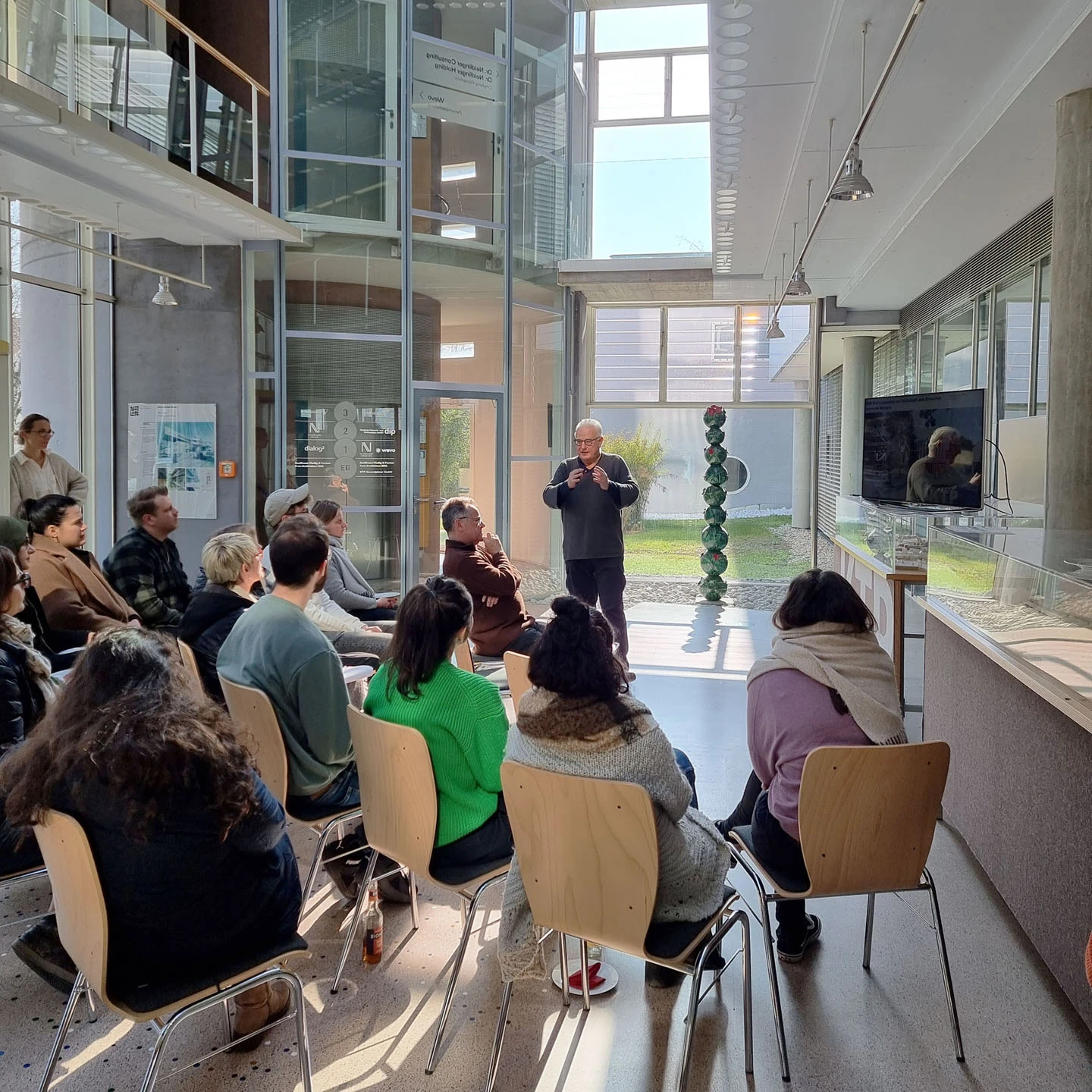 Kauffmann Theilig & Partner, KTP, Vortrag, Theilig, Atrium, Lunch Lecture